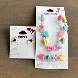 Claire's Valentine Jewelry Set